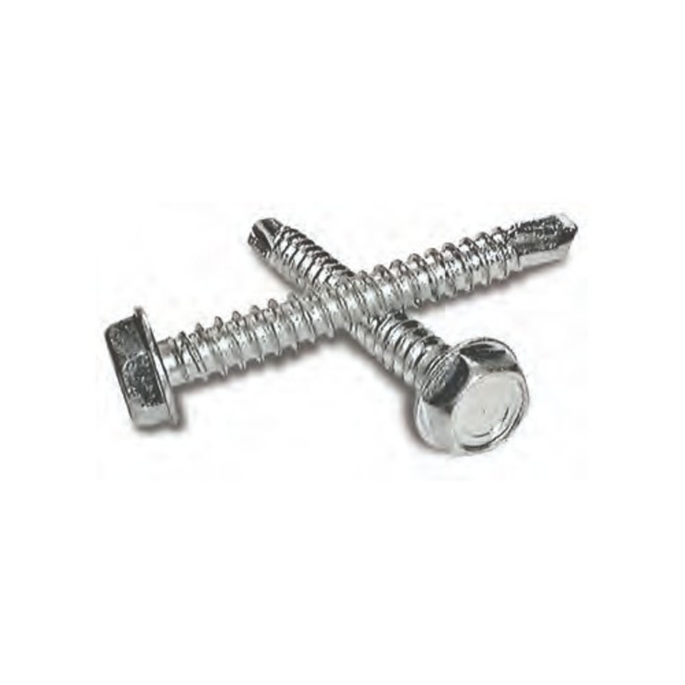 Hex Washer Head SelfDrilling TEKS Screw Zinc 1016 X 3/4 Self