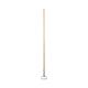 Spring Grip Metal Head Mop Handle For Most Mop Heads, Wood, 60
