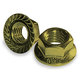 Grade 8 Flange Nut Yellow Zinc 10X1.5X15