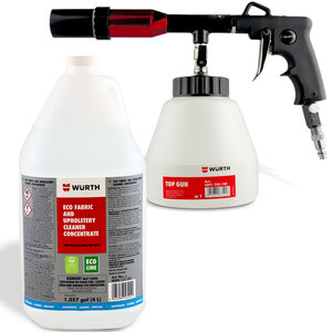 Top Gun Cleaning Gun Package 4 - Includes Eco Fabric and UpholsteryCleaner Concentrate