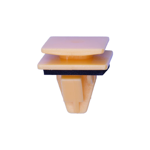 Hyundai & Kia Rocker Molding Clip with Sealer  Yellow Nylon