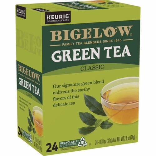 Bigelow Green Tea K-Cup Pack, 24/Box