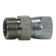 1-14X7/8-14 Male Flat Face to Female 37 Degree Swivel