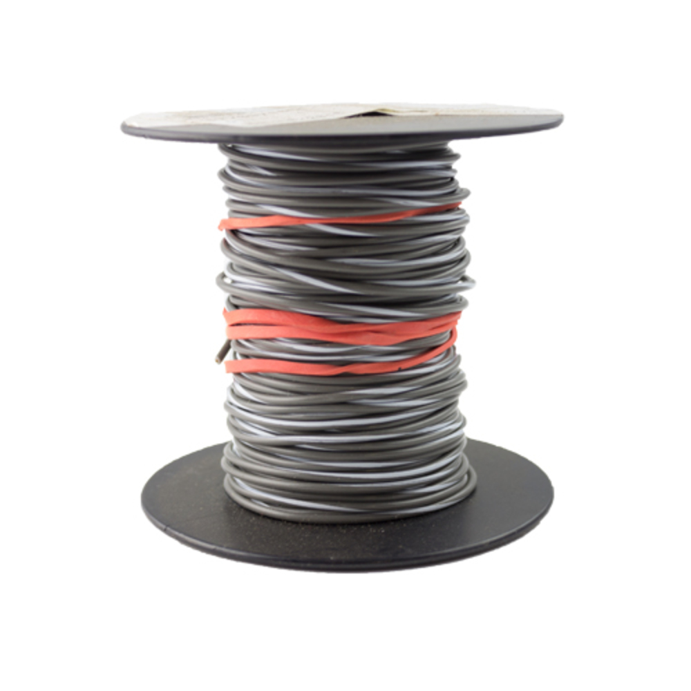 Trace Wire 22 Gauge Gray/White 100 Ft Tracer Wire Wire & Cable