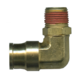 Push-To-Connect - 90-Degree Swivel Male Elbow - 3/8 Inch Tube x 1/4 Inch Male Pipe Thread (MPT)