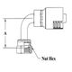 1/4H G-1/4-19 BSPP 60 CONE FE SWV 90 BND