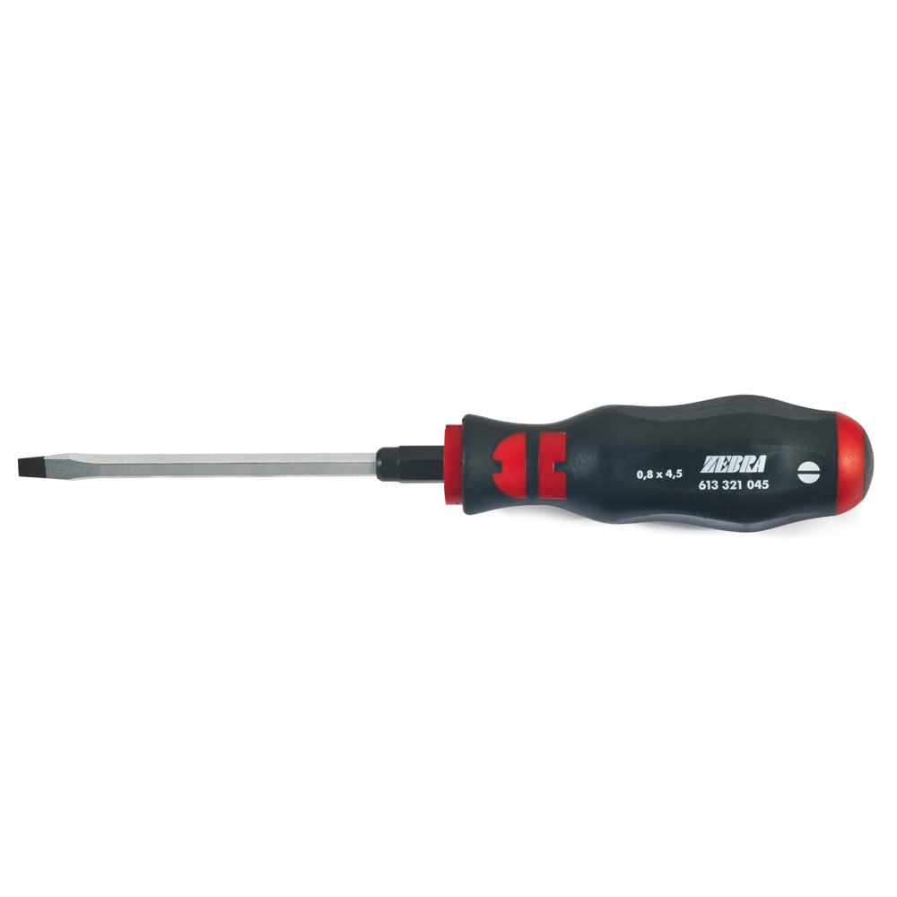 ZEBRA Slotted Screwdriver - Hexagon Blade, Wrench Adapter - 0.6 x