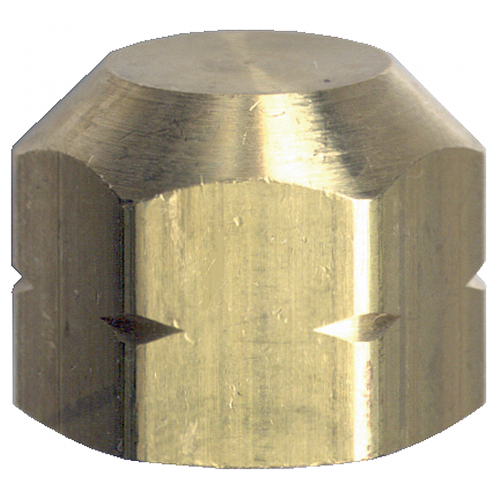 Brass Pipe - Fittings Cap - 1/8 Inch Pipe