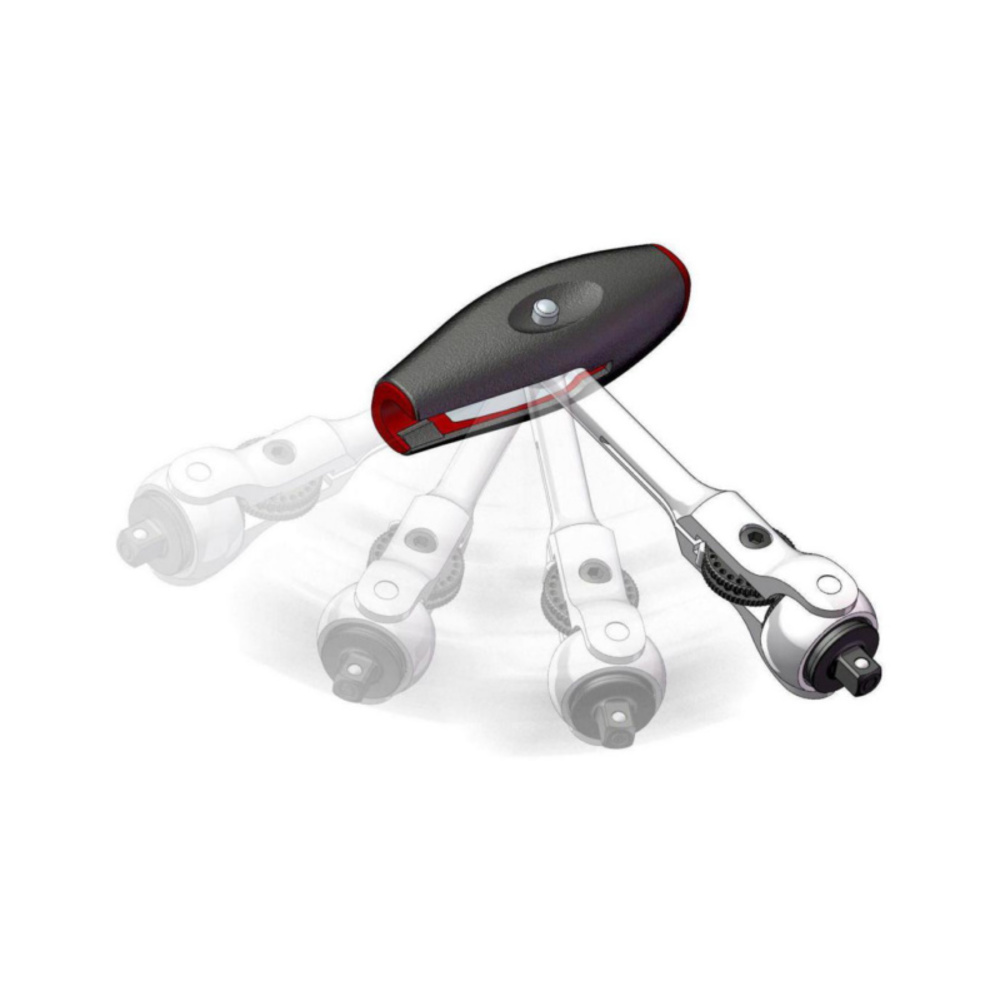 ZEBRA 1/4 Inch BallHead 3in1 Ratchet (Ratchet, Screwdriver and T