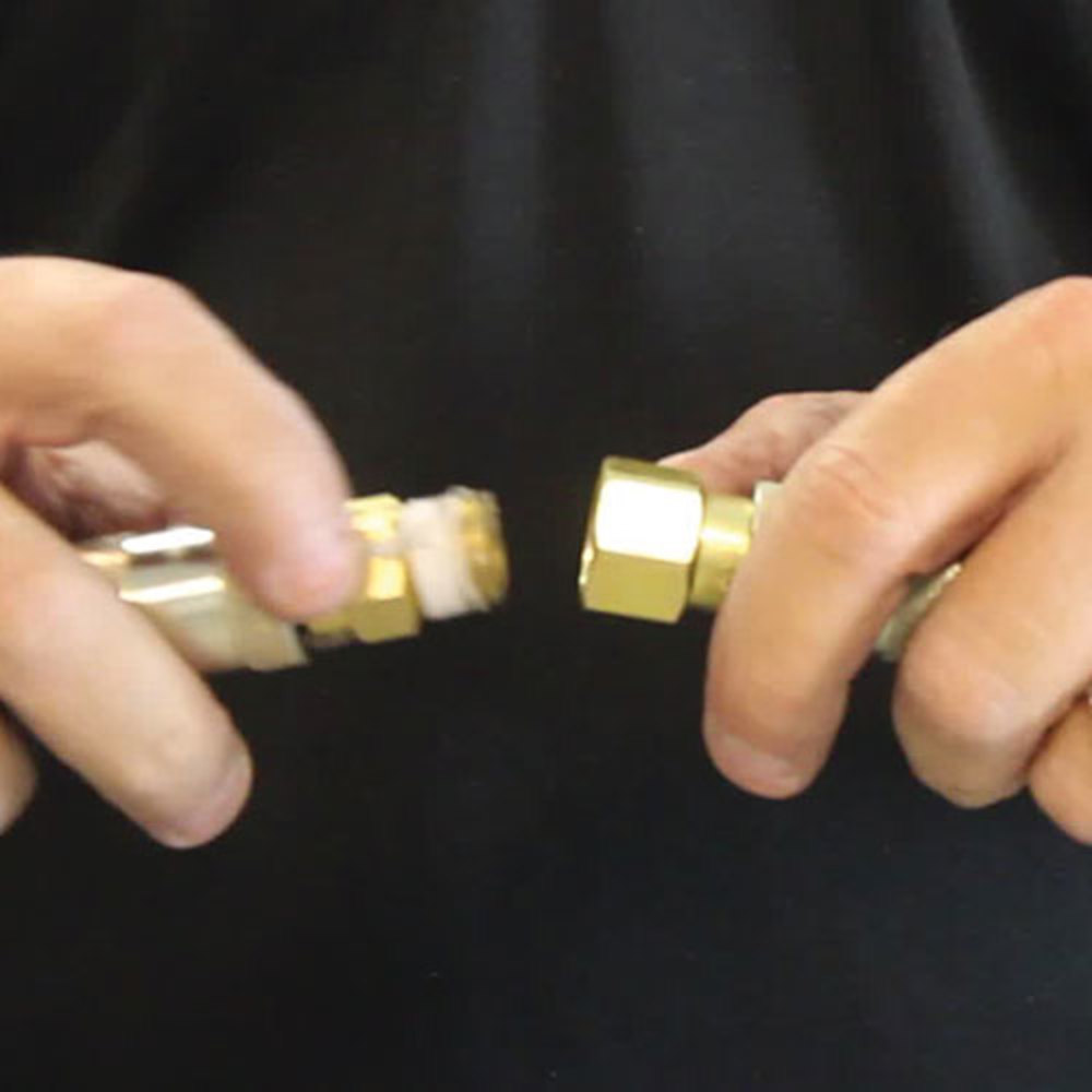 Brass DOT Air Brake Hose Splicer Kit 1/2 Inch Hose Inner Diameter