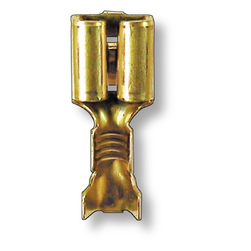 Female Spade Connector Non-Insulated with Tab 3MM