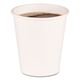 Paper Hot Cups, 10 oz, White, 20 Cups/Sleeve, 50 Sleeves/Carton