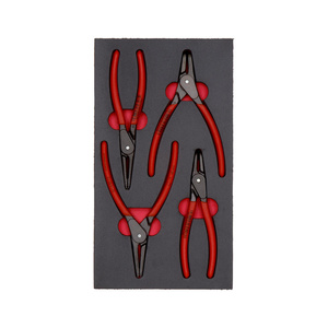 Circlip Pliers Assortment (4 Pieces - Forms A, B, C and D)