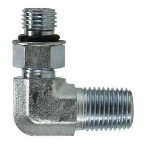 9/16-18X3/8 (3/8 OD) O-Ring to Male Pipe Elbow