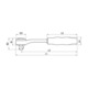 ZEBRA 1/4 Inch Ratchet with Rotary Disc Reverse