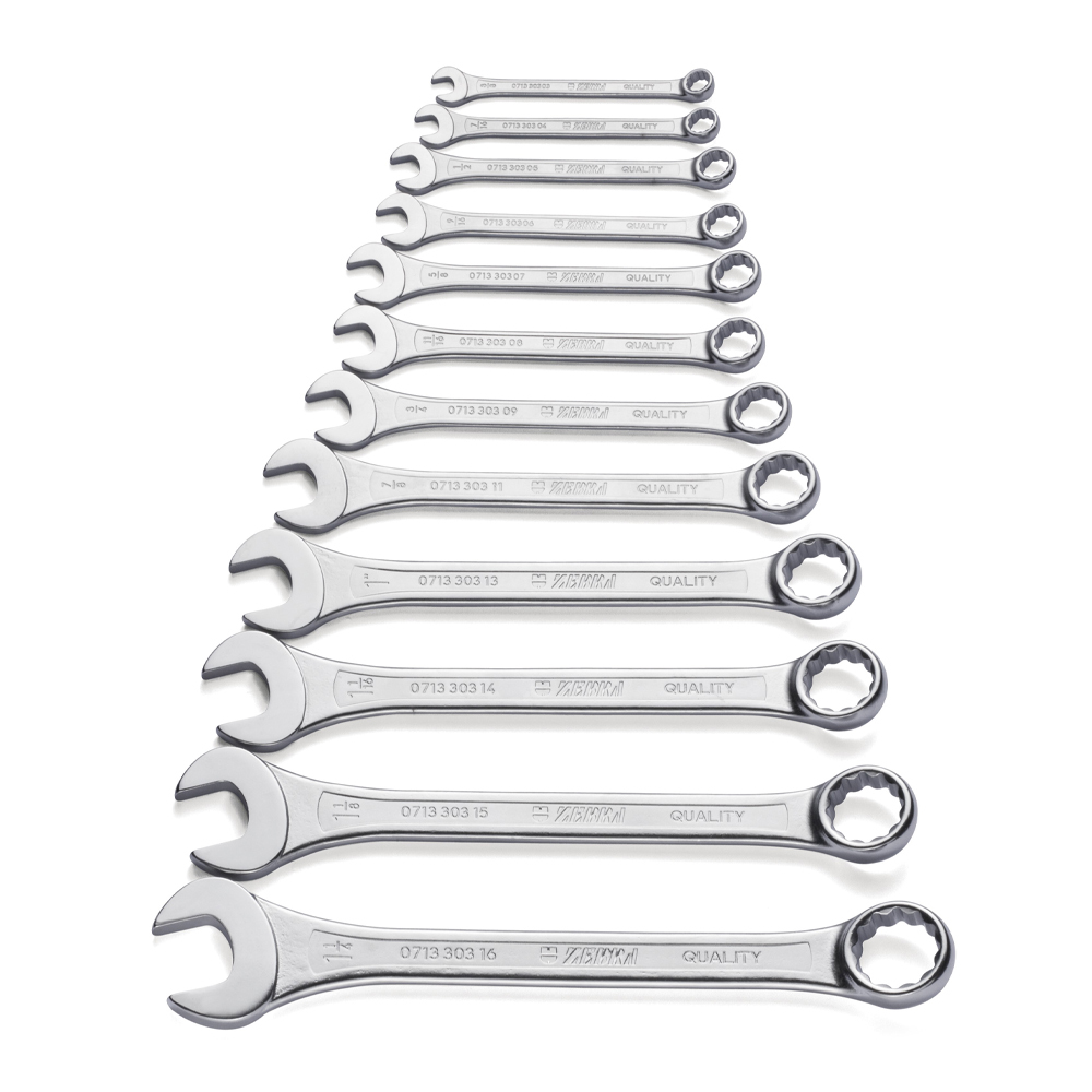 ZEBRA Combo Wrench Angled Ex Long 12pc | Wurth USA