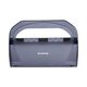 Toilet Seat Cover Dispenser, 17.25X3.13X11.75, Smoke Black