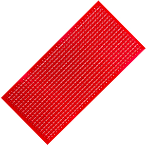 Auto Lens Repair Red Grid Surface