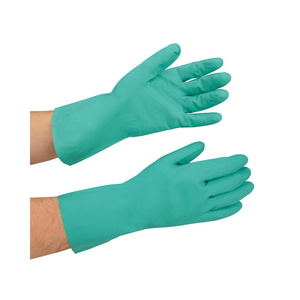 NSI 13" Long Cuff 11 Mil Green Nitrile Gloves - 12 pairs/package -Xlarge