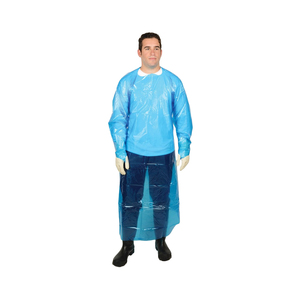 NSI ActivGARD® 45" x 55" Blue 4 mil MVA Gown with Thumb Loops, 50/Case
