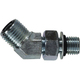 9/16-18X7/16-20 (3/8 OD) O Ring Face Seal to O Ring Elbow 45