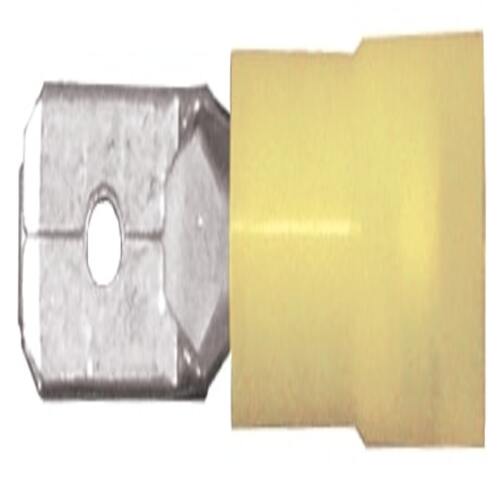 Yellow  Male Push-On Connector