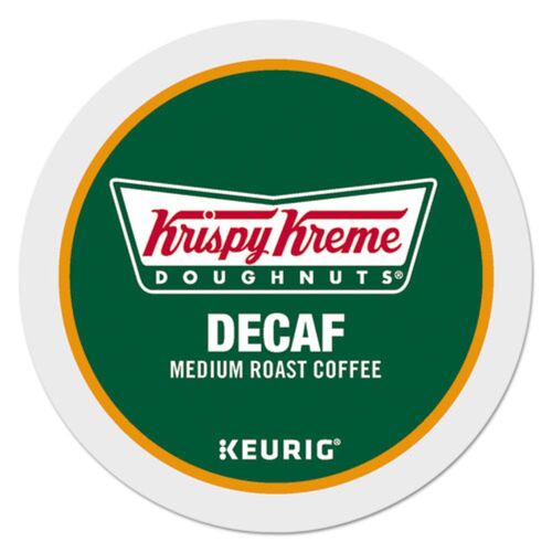 Krispy Kreme Doughnuts Classic Decaf Coffee K-Cups, Medium Roast, 24/Box
