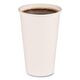 Paper Hot Cups, 16 oz, White, 20 Cups/Sleeve, 50 Sleeves/Carton