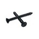 Phillips Oval Head Self-Tapping Screw Black 4X5/8