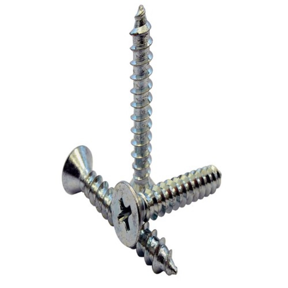 thumbnail image 2 of 175-Pack #12 X 3-1/2" Phillips Flat Head Sheet Metal Screws - Type A, Zinc Plated 2 of 5