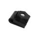 Black Nylon Splash Guard Nylon U Nut With Metal Insert Nut