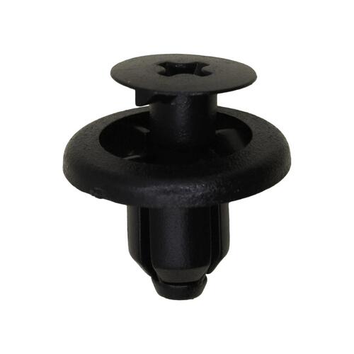 Front Fender, Bumper and Quarter Panel Push-Type Retainer Head Diameter: 15mm Stem Length: 8mm Fits Into 7mm Hole Subaru BajaForester, Impreza, Legacy and Outback 2003 - On