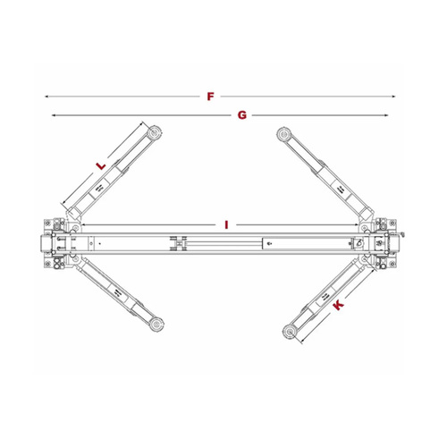 GP-7  GrandPrix Series 7000lbs Capacity 2 Post Lift - 118.5