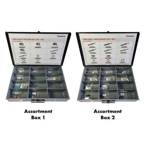 Cargo Gasket And Orfice Tube Assortment 125pc