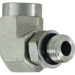 3/4-16 (1/2 OD) Female O-Ring to Male O-Ring Elbow