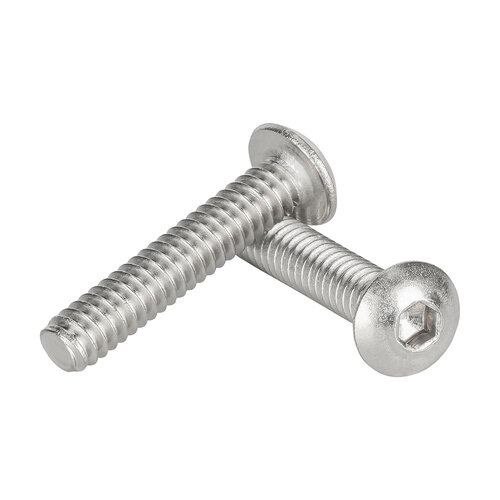 3/8-16 X 3 Button Socket Cap Screw - Standard - 316 Stainless