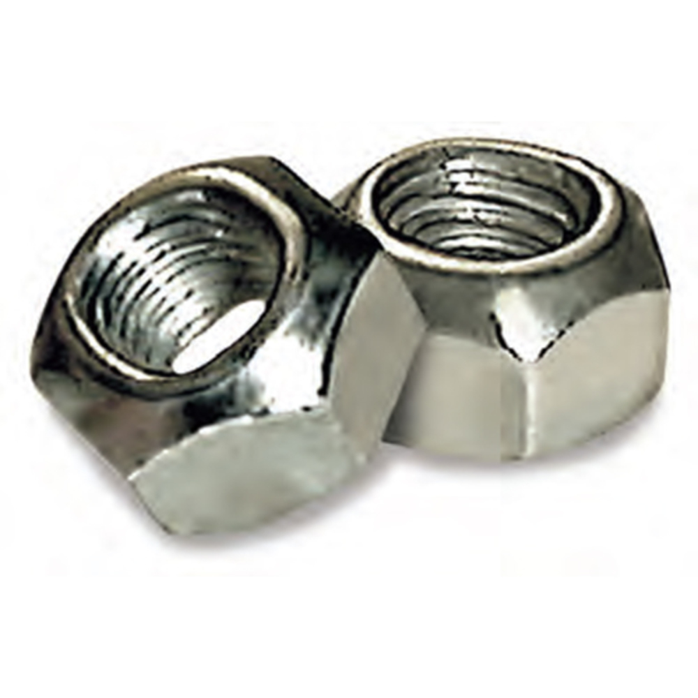 Qty 10 3/4-16 All Metal Top Crimping Cone Lock Nut Grade 8/C Zinc Plated Fine 