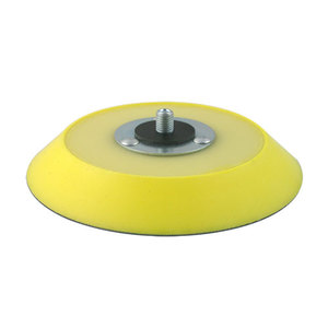 Backing Pad - Medium Riveted - Pressure Sensitive Adhesive (PSA) - 5Inch - No Hole - 5/16-24 Inch Male Rivet - 10,000 RPM