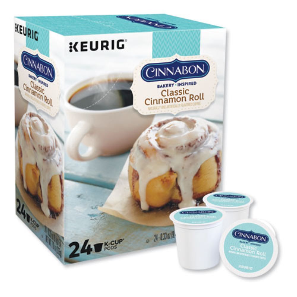 Cinnabon Cinnabon Classic Cinnamon Roll Coffee K-Cups, 24/Box