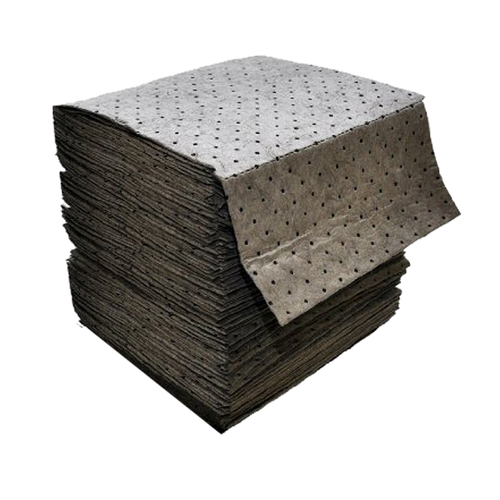 Universal Absorbent Pads - Light Weight - Perforated - Gray - 16 Inch x18 Inch (200 per Box)