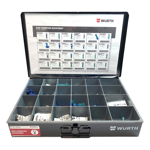 Blue Connector Assortment-430 Pieces