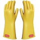 Novak Electrical Safety Lineman's 14 Inch Class 00 Electrical Rubber Insulating Glove Yellow Size 12
