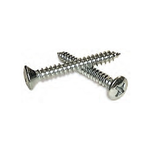 Oval Countersunk Phillips Self-Tapping Screw Zinc 6X1 | Wurth USA