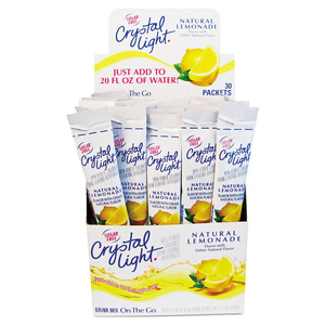 Crystal Light Flavored Drink Mix, Lemonade, 30 .17oz Packets/Box