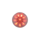 Red Clearance Marker Clear Round Lens 10 LED 2