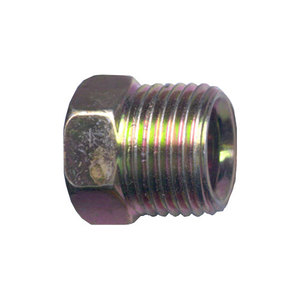 Brass SAE - 45-Degree Inverted Flare Specialty Nuts - European Standard - 3/16 Inch Tube x M12 Thread