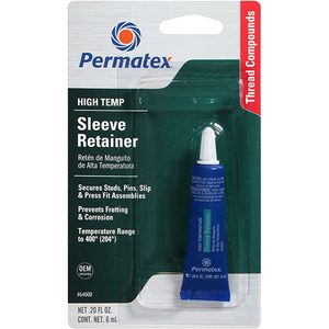 Permatex High Temperature Sleeve Retainer, 6ml