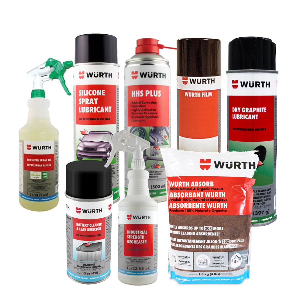 Lubricant and Cleaner Chemical Package | Wurth USA Lubricant and Cleaner Chemical Package | Wurth USA