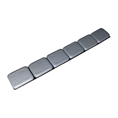 PRO Series ½ oz. 20lb. Roll Zinc Plated Steel Wheel Weight - 640Segments/Roll
