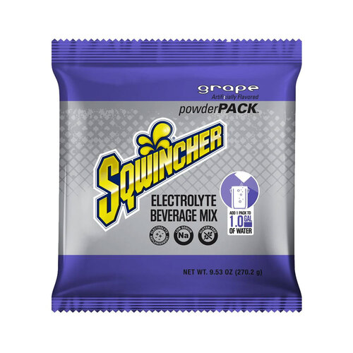 Sqwincher® Powder Pack, Grape 5 Gallon